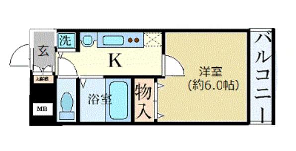 プレサンス新栄リミックス(1K/9階)の間取り写真