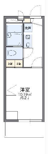 レオパレスコスモスI(1K/2階)の間取り写真