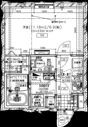 北品川2丁目工事PJ(1K/1階)の間取り写真