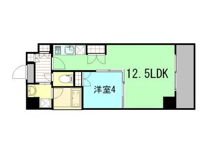 サニーコート(1LDK/8階)の間取り写真