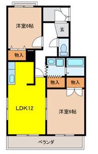 NOAH21(2LDK/4階)の間取り写真