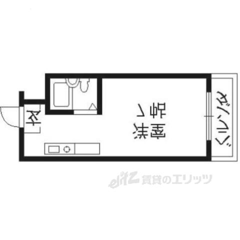 ル・マインハウス(ワンルーム/3階)の間取り写真