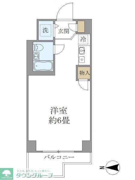 ウィンベル錦糸町第3(ワンルーム/4階)の間取り写真