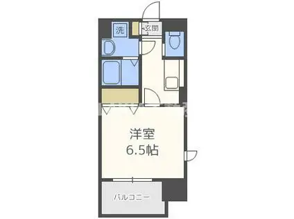 RITZ COURT(1K/9階)の間取り写真