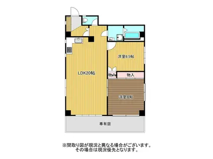 グレース草深(2LDK/1階)の間取り写真