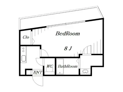 GRANDRHYTHM MAKUHARI(1K/3階)の間取り写真