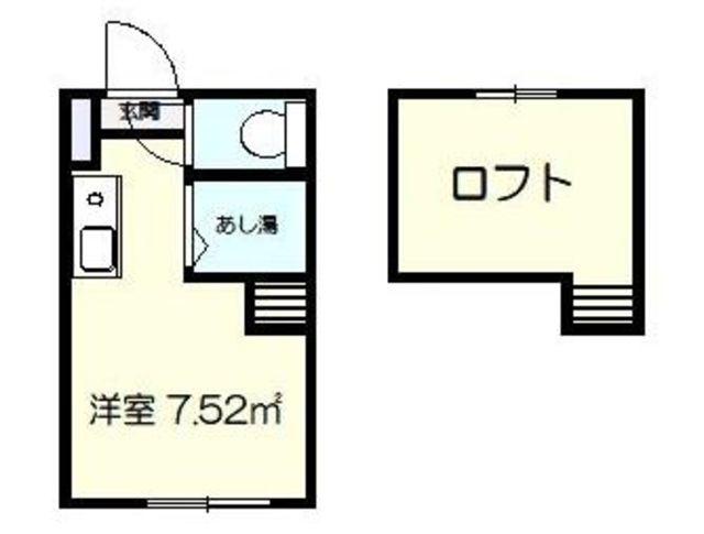 アーバンプレイス東高円寺V(ワンルーム/2階)の間取り写真
