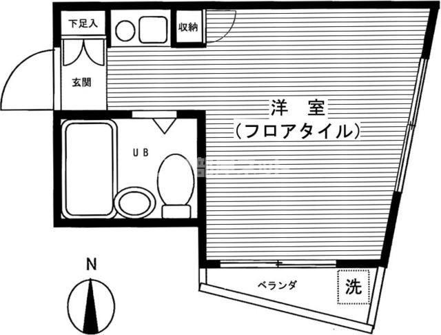 プレステージ浦和(ワンルーム/3階)の間取り写真