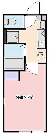 レジェンド西日暮里(1K/3階)の間取り写真