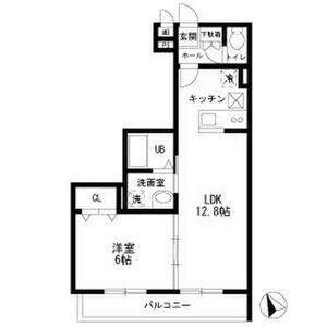 エスポワールメゾンカー(1LDK/3階)の間取り写真