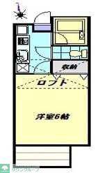 追浜桜ヒルズ(1K/1階)の間取り写真