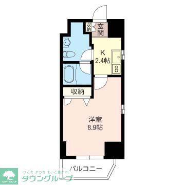 FELICE REGALO(1K/7階)の間取り写真