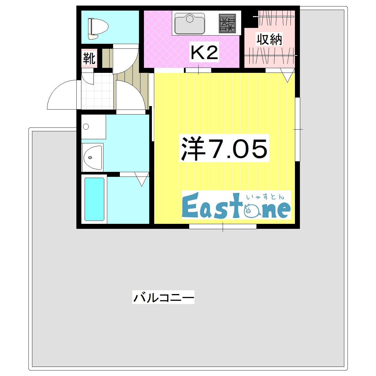 PUKETTI(ワンルーム/5階)の間取り写真