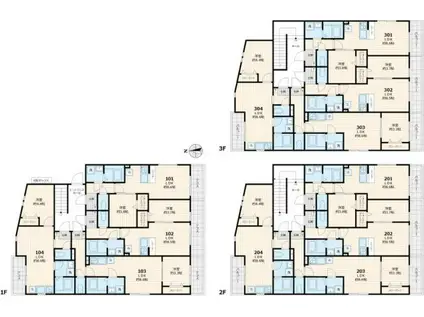 PARKLET・高坂(1LDK/2階)の間取り写真
