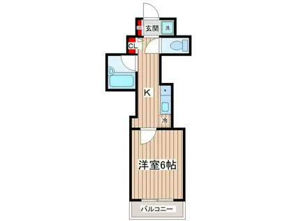 グレースリセ(1K/2階)の間取り写真