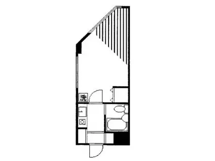 ブロケード練馬(1K/2階)の間取り写真