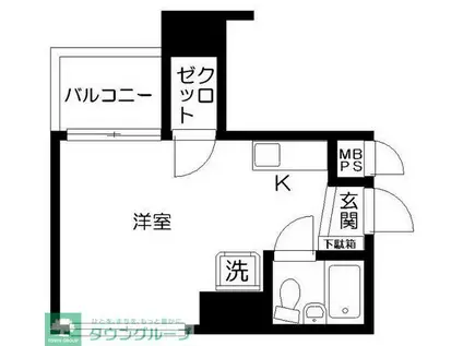 日神パレス板橋本町第3(ワンルーム/6階)の間取り写真