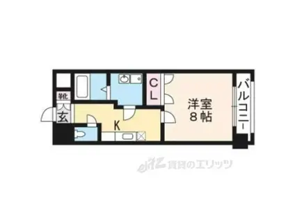 メゾン・ビロング(1K/3階)の間取り写真