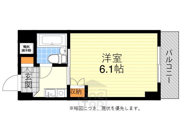 MUSE PARK ESAKA(1K/2階)の間取り写真