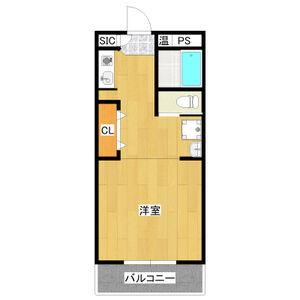 ST PLAZA KANAYAMA(1K/3階)の間取り写真