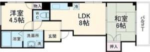 シャルマンハイツK(2LDK/3階)の間取り写真