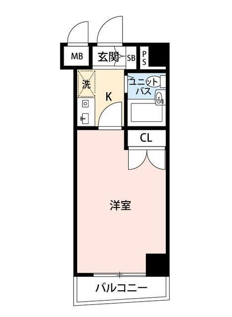 マイナビSTAYパレス大森サウス(1K/3階)の間取り写真