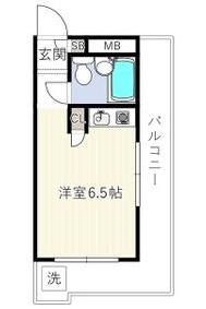 アニバ-サリ-40TH(ワンルーム/3階)の間取り写真