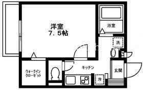 ブリーズ富岡(1K/1階)の間取り写真