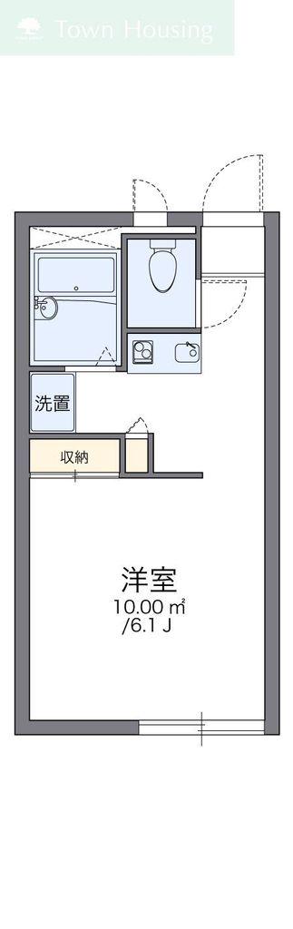 レオパレスサンシャイン福栄(1K/2階)の間取り写真