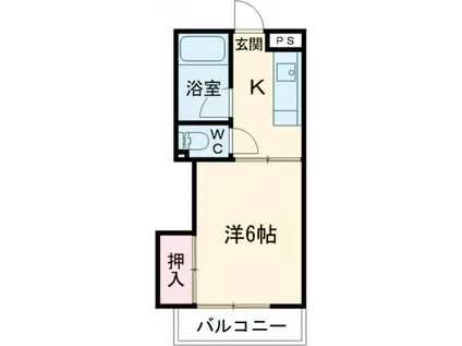グリーンプラザ(1K/3階)の間取り写真