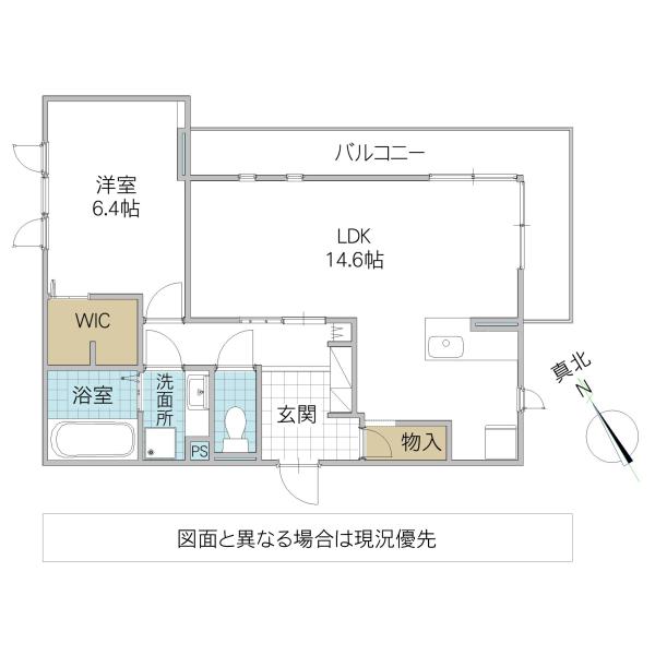 DS LIEN E E号地(1LDK/3階)の間取り写真