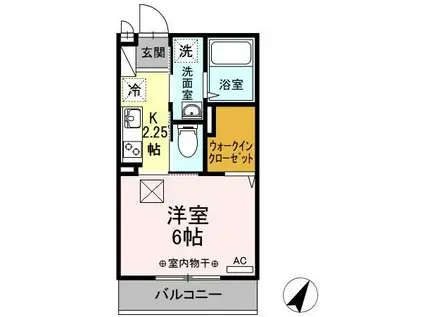 SIGNATURE 05 片倉レジデンス(1K/1階)の間取り写真