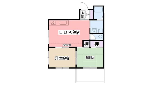 FMロッカ-(2LDK/3階)の間取り写真