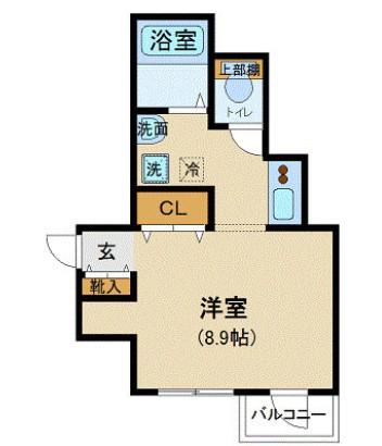 アーバイル日本橋小伝馬町(1K/8階)の間取り写真