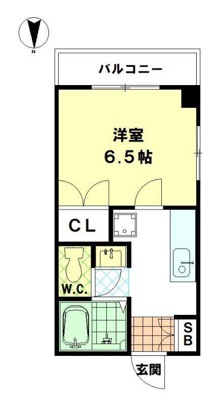 PRIMAVERA(1K/2階)の間取り写真