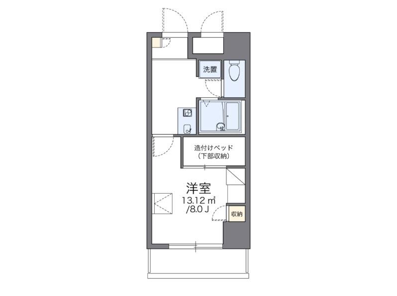 レオパレスOIビル UNION(1K/5階)の間取り写真