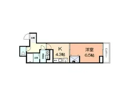 AMENITY新杉田(1K/5階)の間取り写真