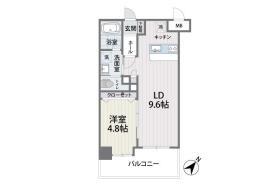 エスフォート筑紫通(1LDK/4階)の間取り写真