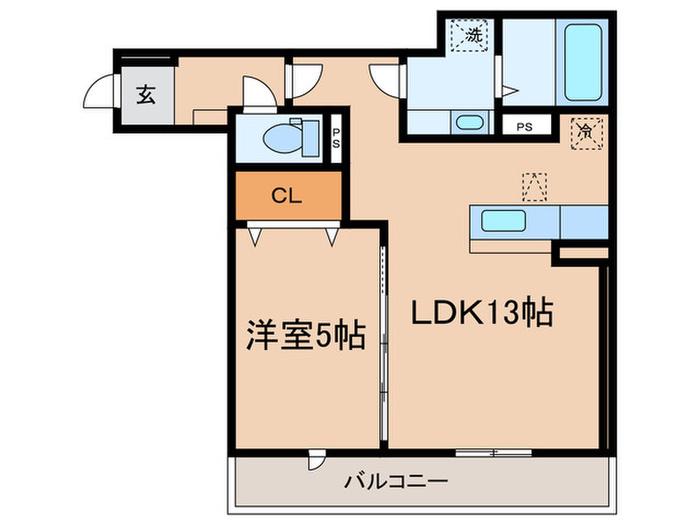 プチ ドルチェ(1LDK/2階)の間取り写真