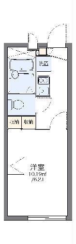 レオパレスすおう(1K/1階)の間取り写真