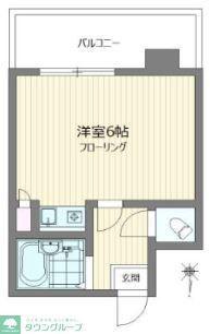 PASTORALE(1K/2階)の間取り写真