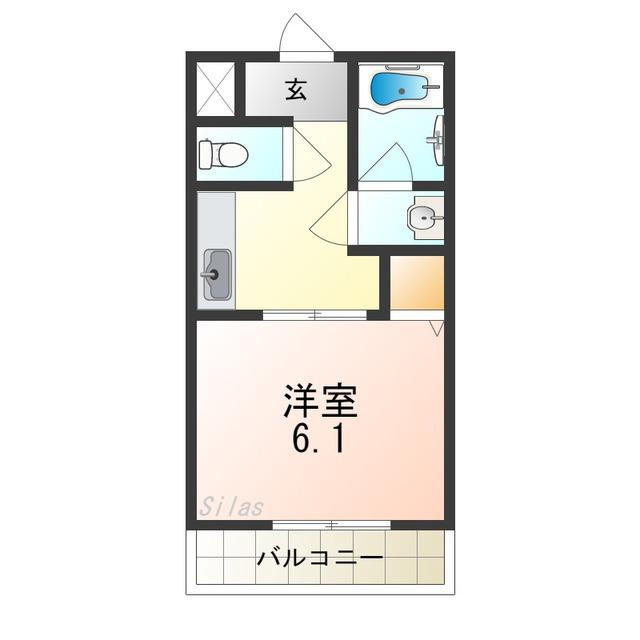OBELISK.K(1K/2階)の間取り写真