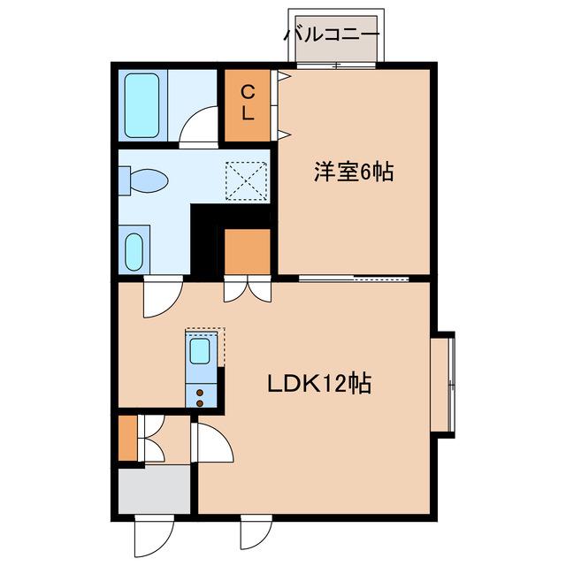 Lスケッチ(1LDK/2階)の間取り写真