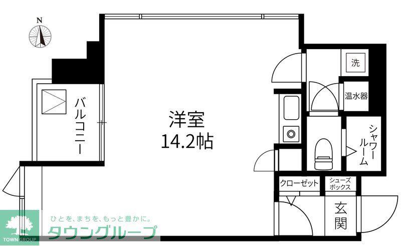 コリンズ86ビル(ワンルーム/4階)の間取り写真