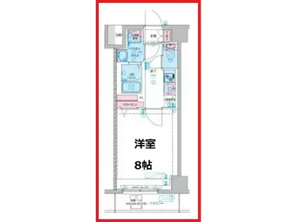 ジェノヴィア青砥II(1K/1階)の間取り写真