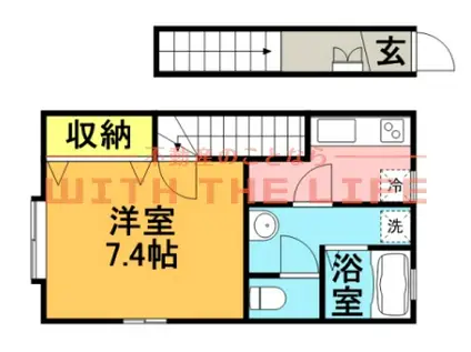 EXCEL VIEW II(1K/2階)の間取り写真