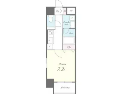 LE GRAND CHARIOT (1K/4階)の間取り写真