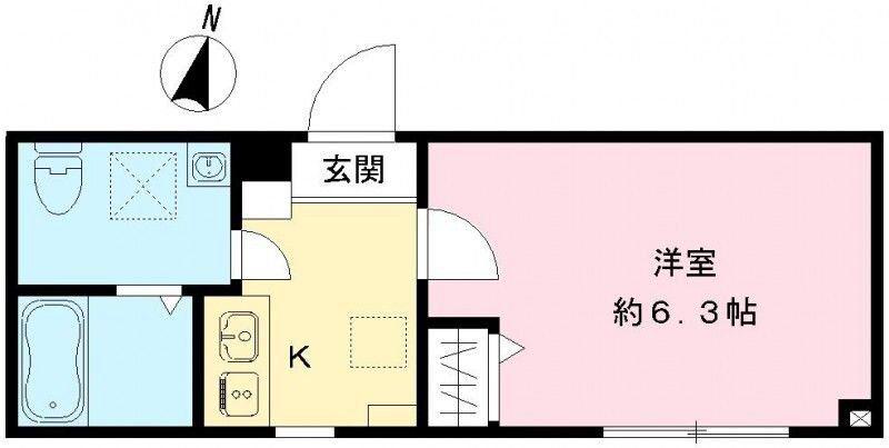 RAMII板橋大和町(1K/3階)の間取り写真