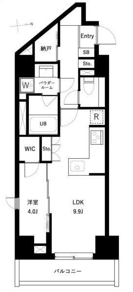 アーバンパーク高井戸(1LDK/6階)の間取り写真