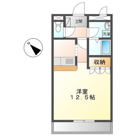PINE VALLEY(1K/5階)の間取り写真